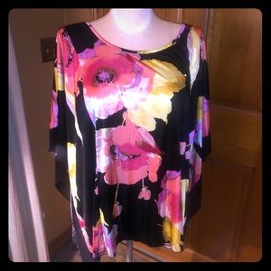 Flowy Bold Print Top